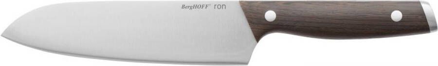 BergHOFF RON Santokumes met donker houten handvat 17 5 cm Marron