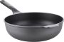 Berghoff Cast alu wok met lange greep 30cm Wokpan Zwart - Thumbnail 1