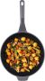 Berghoff Cast alu wok met lange greep 30cm Wokpan Zwart - Thumbnail 2