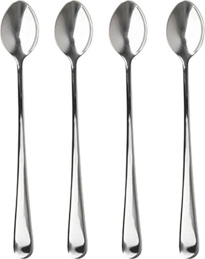 Bergner Lepeltjes Coffee & Tea Lovers Roestvrij staal 18 8 cm 4 Stuks