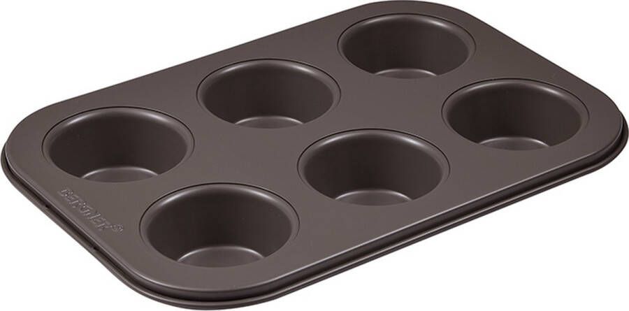 Bergner Muffinbakvorm 2 stuks met 6 cupcakevormpjes voor totaal 12 Muffins Cup cakes Lovers