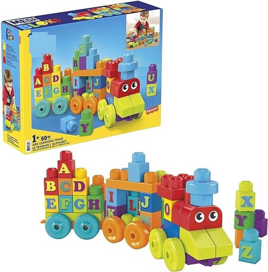 Fisher-Price Berkatmarkt Building Toy Abc Blocks Abc Learning Train Learning Toy For Toddlers 1-3