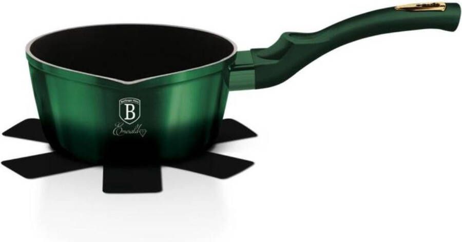 Berlinger Haus Top Choice Metallic green-black line steelpan 1.2 liter