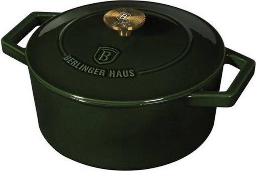 BerlingerHaus Berlinger Haus 6503 Gietijzeren Braadpan 24 cm Gietijzer Emerald collection