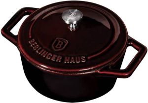 Berlinger Haus Braadpan Burgundy 12 X 5 8 Cm Gietijzer Zwart