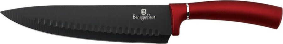 Berlinger Haus Keukenmes Burgundy Chef 20 Cm Rvs Zwart rood