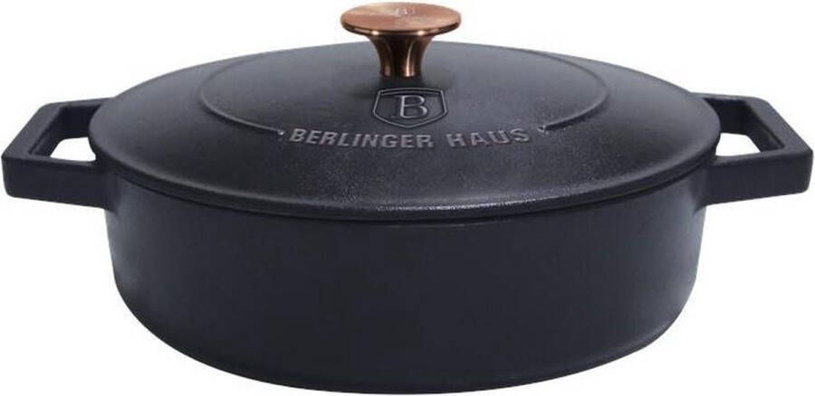 Berlinger Haus BerlingerHaus Braadpan Ø26cm gietijzer mat black