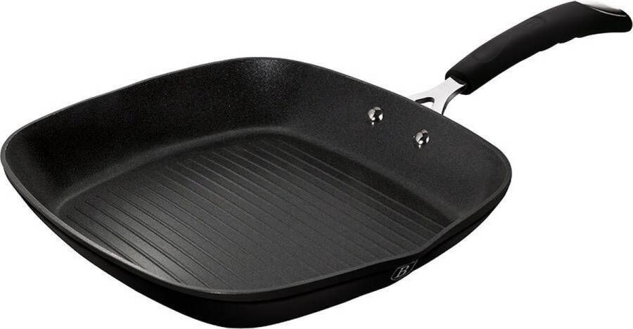 BerlingerHaus Berlinger Haus 6127 Grillpan 28cm zwart professioneel