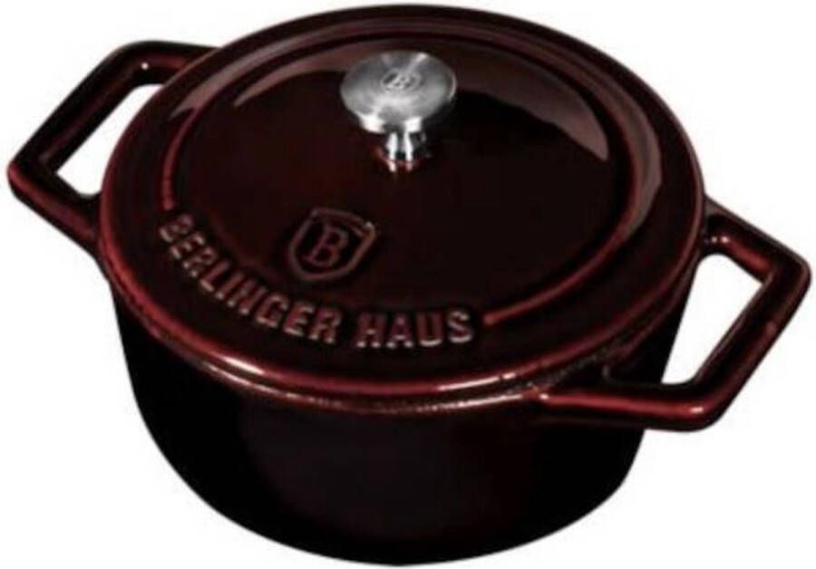 BerlingerHaus Berlinger Haus 6495 Mini Gietijzeren braadpan Burgundy collection 10 x 4.8 cm Mini Pan