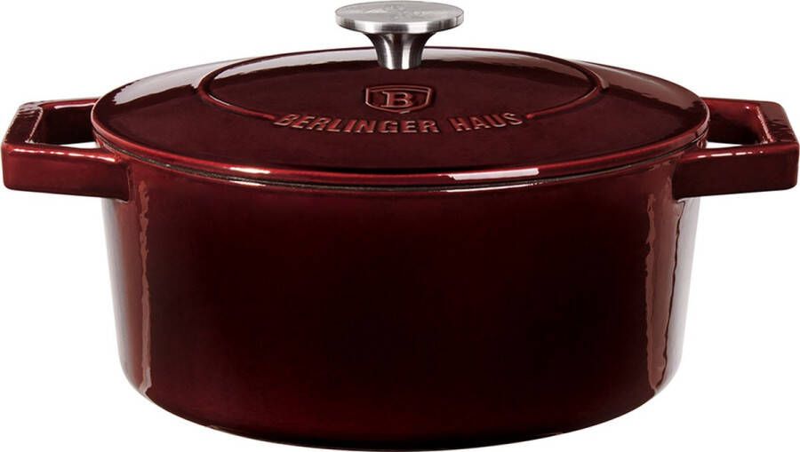 BerlingerHaus Berlinger Haus 6516 Gietijzeren braadpan Burgundy collection 20 cm Bordeaux