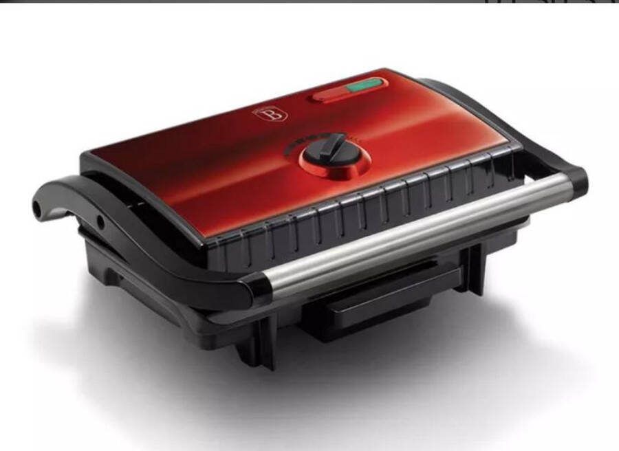 BerlingerHaus Berlinger Haus 9060 Elektrische Contactgrill 1500W Burgundy rood