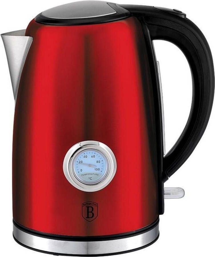 BerlingerHaus Berlinger Haus 9068 Waterkoker 1.7 liter RVS 2200 watt Burgundy collection Rood metallic