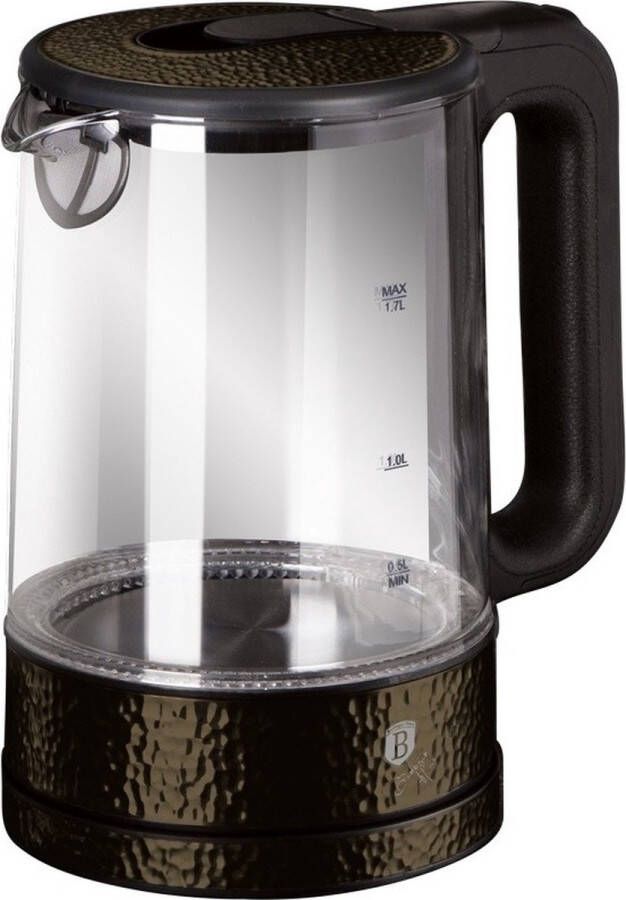 BerlingerHaus Berlinger Haus 9096 Waterkoker Shiny Black 1 7 Liter 2200w Glas