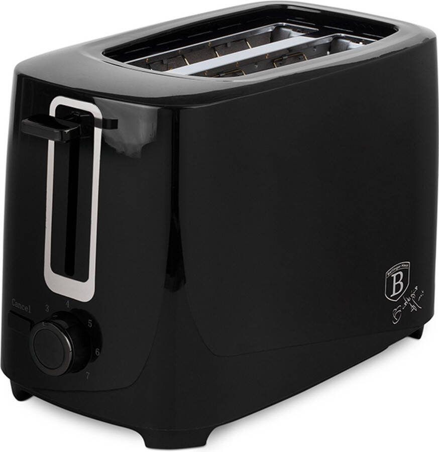 BerlingerHaus Berlinger Haus 9456 Broodrooster Black silver Collection 7 standen