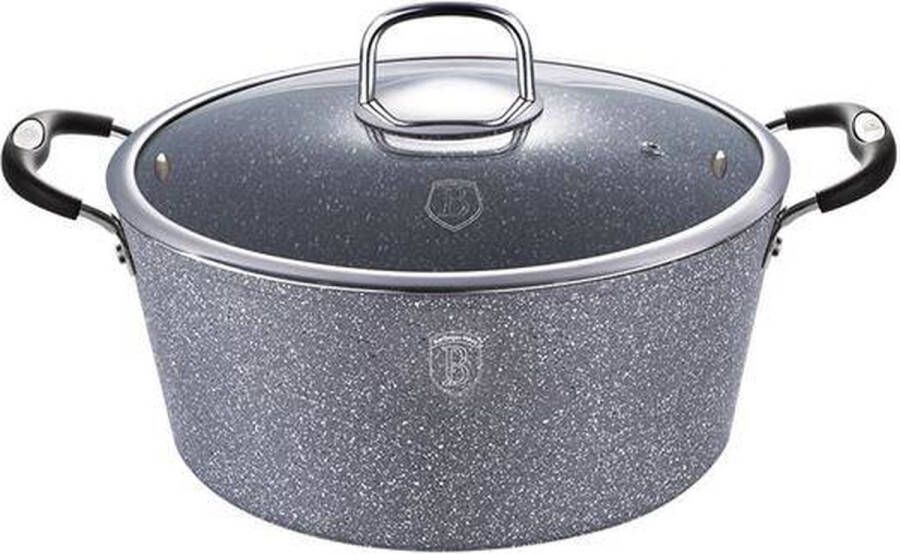 BerlingerHaus Berlinger Haus BH-1151N braadpan 20 cm Gray Stone Touch Line