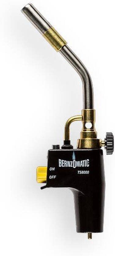 Bernzomatic TS8000 Luxe brandervoorstuk met piëzo en Ultra Swirl vlam hardsolderen Sous Vide