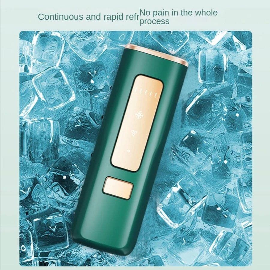 Beroli Berol Sapphire Pro Laser Ontharingsapparaat – met Beschermbril – IPL Lichtontharing – 999.999 Flitsen – IPL Ontharing met ICE-COOL functie Pijnloos IPL Ontharing voor Lichaam en Gezicht Wit
