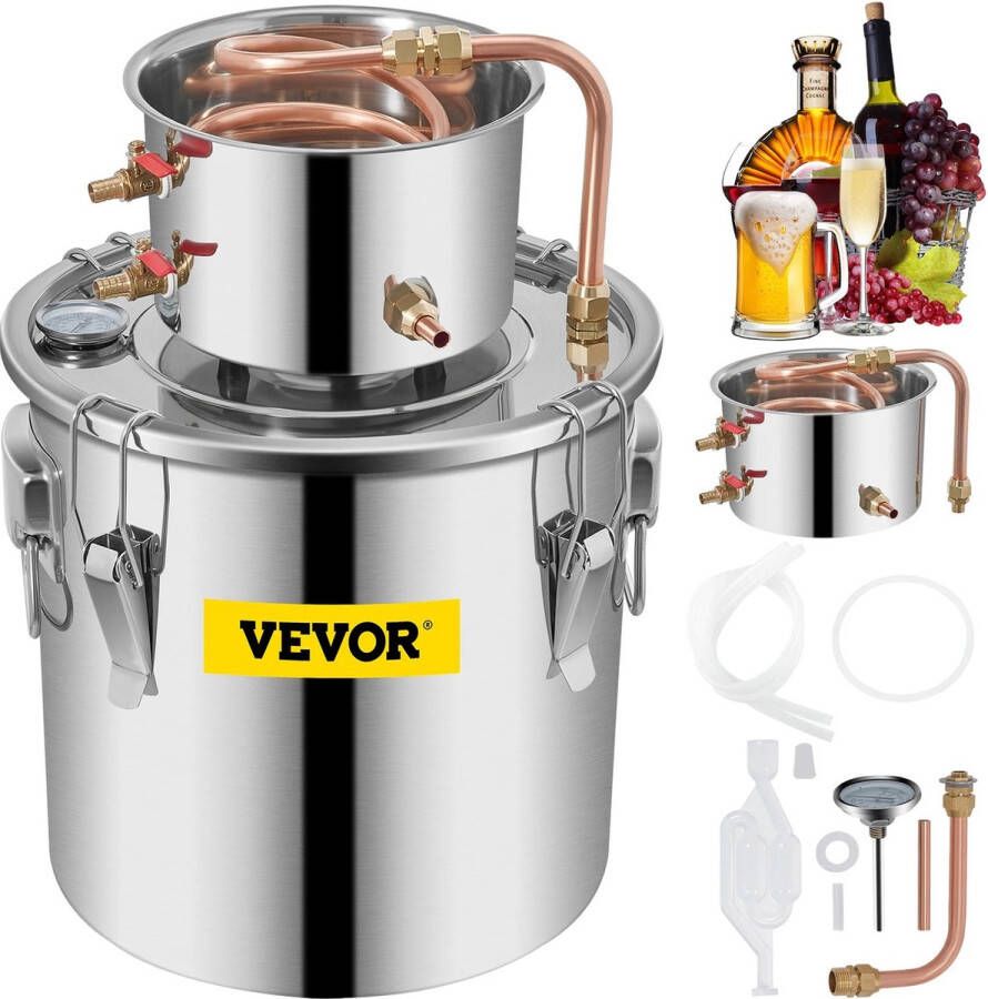 Beroli Koperen Water Alcohol Destilleerder Wijn Boiler Multifunctionele Set vanuit Huis van