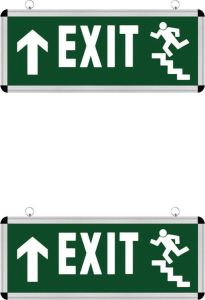 BES LED Noodverlichting Exit 2 Pack Rabonta Omhoog Hangend 3w