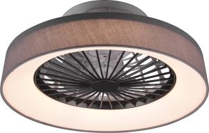 BES LED Plafondlamp Met Ventilator Plafondventilator Trion Farali 30w Aanpasbare Kleur Afstandsbediening Dimbaar