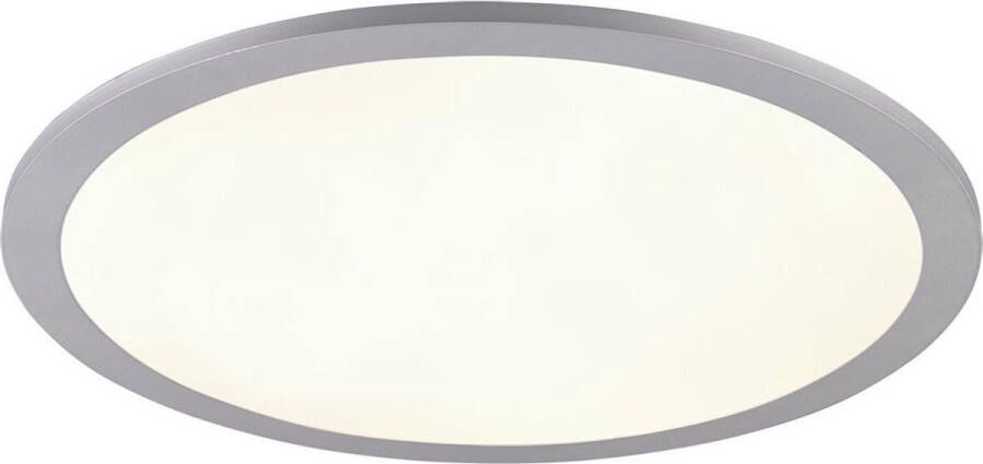 BES LED Plafondlamp Plafondverlichting Trion Tiberon 20W Natuurlijk Wit 4000K Rond Mat Titaan Kunststof