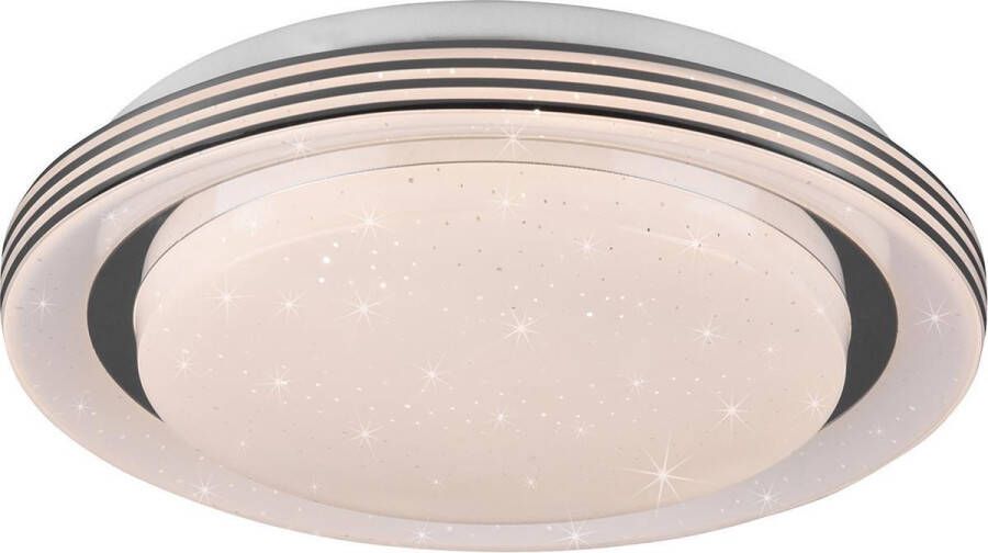 BES LED Plafondlamp Plafondverlichting Trion Atras 10.5W Aanpasbare Kleur Afstandsbediening Dimbaar Sterlicht