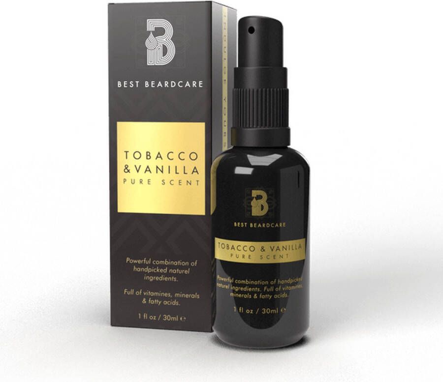 Best Beardcare Baardolie Tobacco & Vanilla 30ml Baardverzorging Geparfumeerd met Doseerpomp Voor Gevoelige Huid Baard Rituals