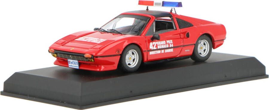 Best-Models De 1:43 Diecast Modelauto van de Ferrari 308 GTS Official Safety Car F1 Monaco GP van 1984. De fabrikant van het schaalmodel is . Dit model is alleen online verkrijgbaar
