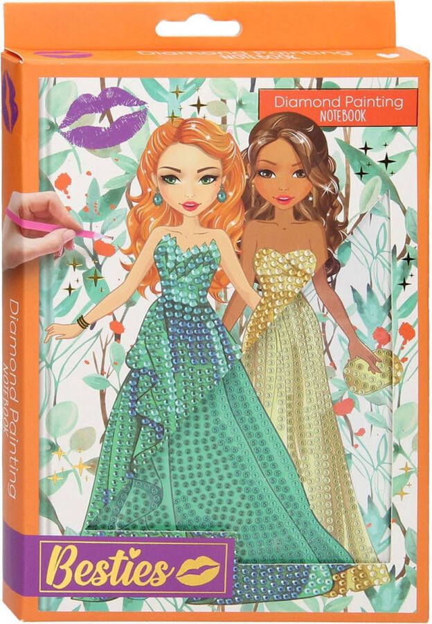 Grafix Besties Diamond painting A5 hardcover notitieboek