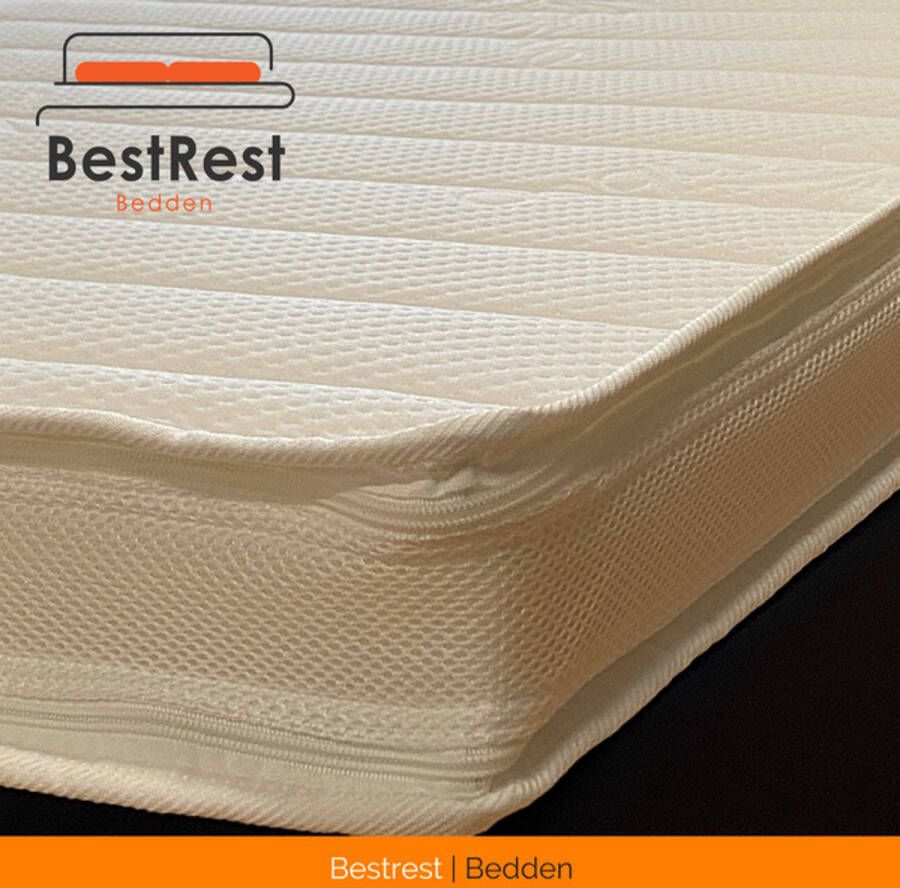 Bestrest Bedden Tencel Bamboo Topper Nasa Traagschuim Topdekmatras XXL Best Quality Ergonomisch 160x200cm ca 12cm dik matras