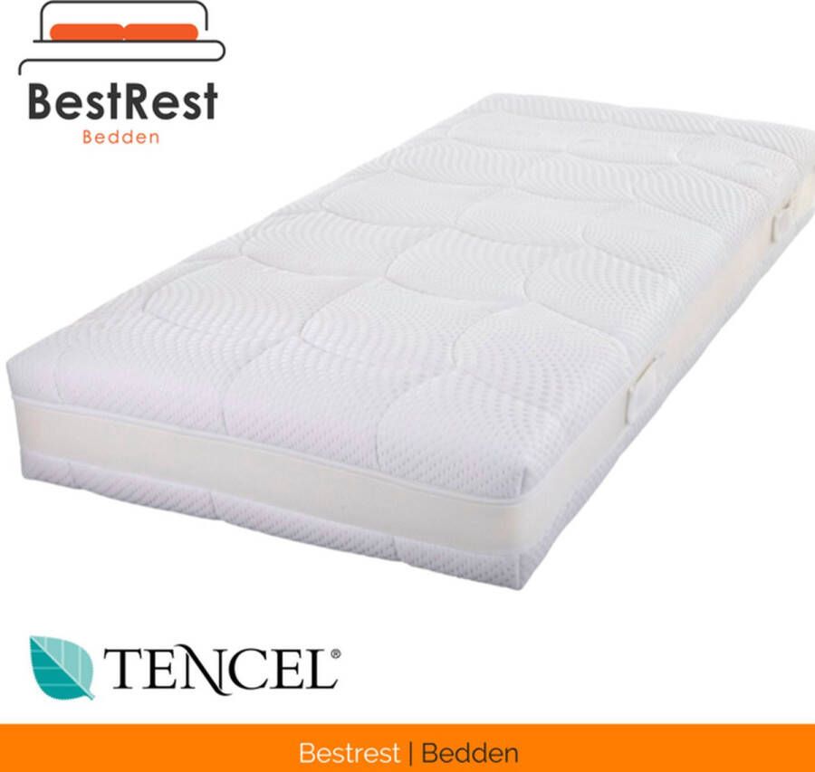 Bestrest Bedden Tencel Pocketveer matras Hr Koudschuim 1000 – 25cm dik 140x200cm