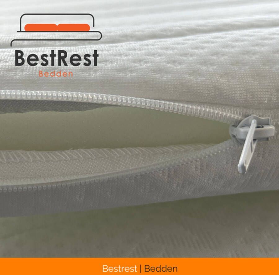 Bestrest Bedden Topdekmatras Topper 140x200 Koudschuim 7cm dik Antibacterieel