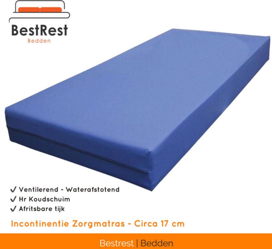 Bestrest Bedden Zorgmatras Incontinentie Waterdicht Koudschuim Hybride ca 17cm dik 140x220cm