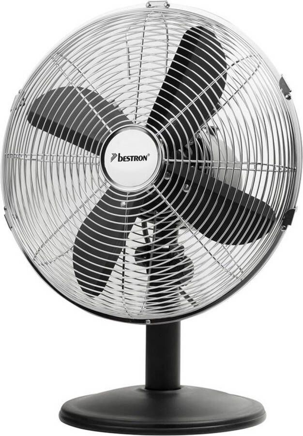 Bestron DFT35Z RETRO BUREAUVENTILATOR 35 CM ZWART 35 WATT