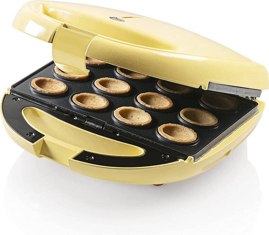 Bestron Macaron maker Wafelijzer 850 W Geel