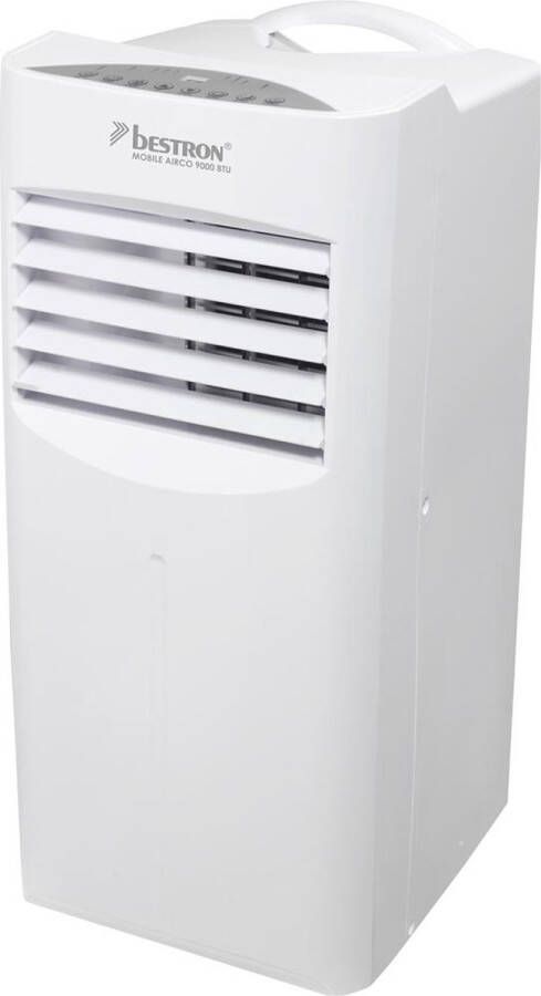 Bestron mobiele airco airconditioning voor ruimtes tot 31m² koelvermogen 2 6 kW met CFC vrije koelmiddel 9.000 BTU h kleur: wit