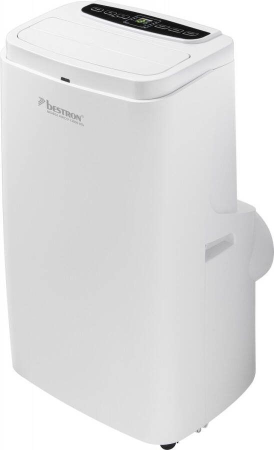 Bestron mobiele airco airconditioning voor ruimtes tot 45m² koelvermogen 3 5 kW met CFC vrije koelmiddel 12.000 BTU h wit
