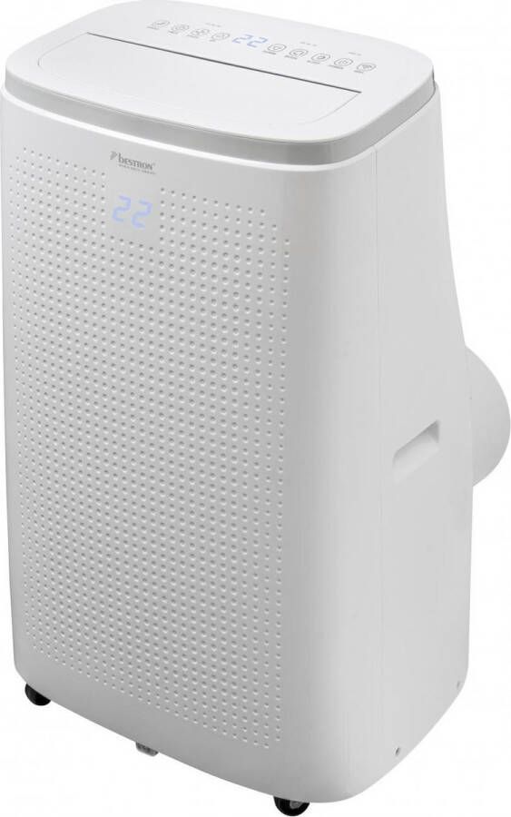 Bestron mobiele airco voor ruimtes tot 55m² airconditioning met App + spraakbediening via Wi-fi koelvermogen 4 1 kW met CFC vrije koelmiddel 14.000 BTU h kleur: wit