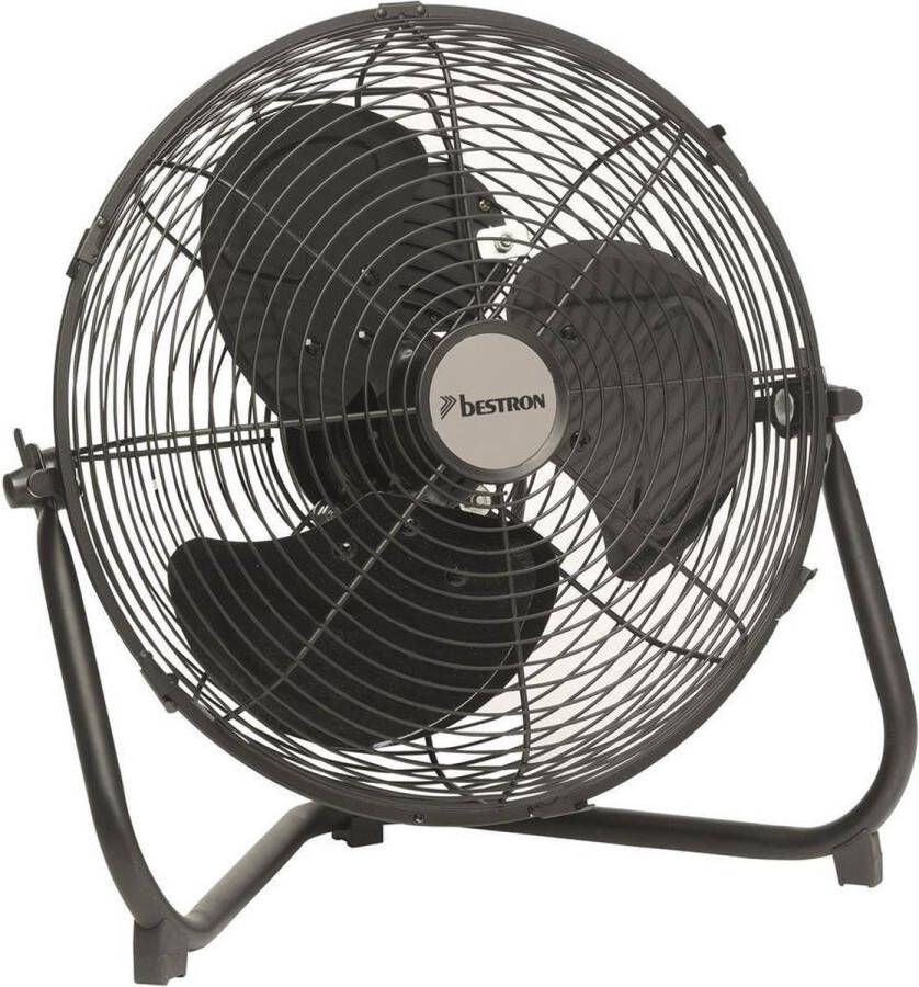 Bestron Vloerventilator Ø35cm met 3 snelheden & verticaal verstelbare korf 55 Watt DFA30 kleur: zwart