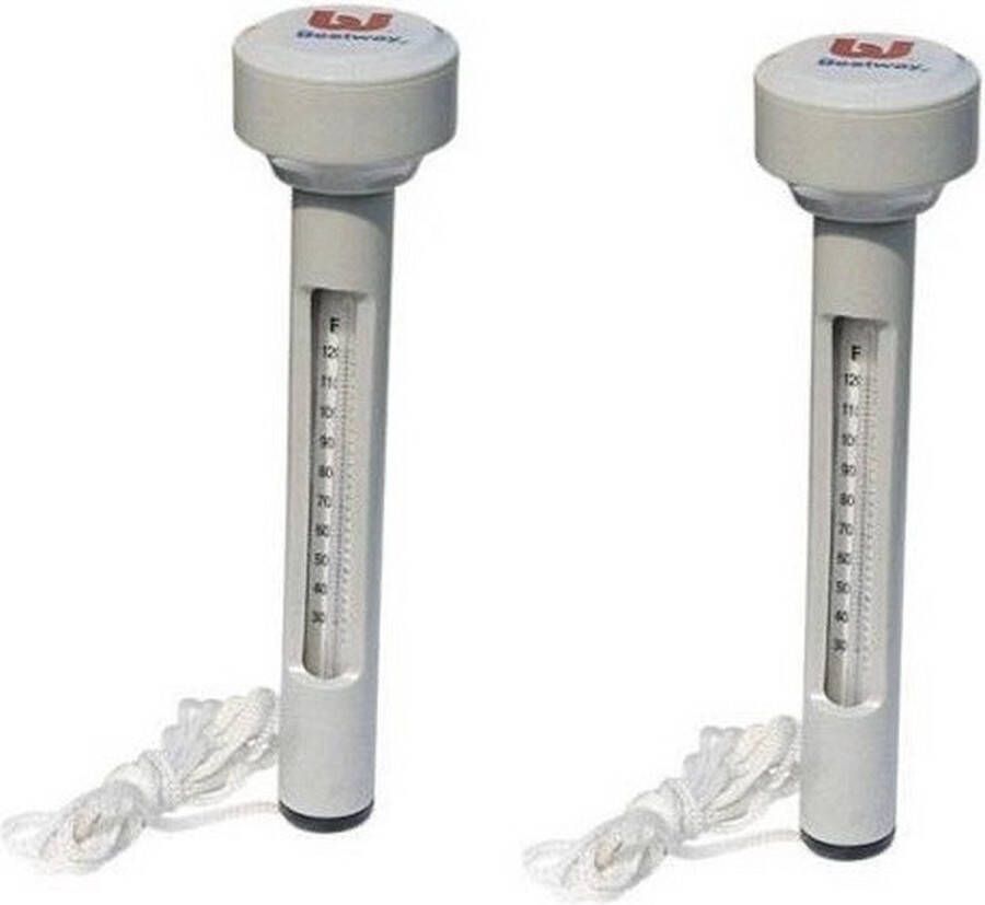 Bestway 2 Stuks drijvende zwembad water thermometers Zwemwater thermometers