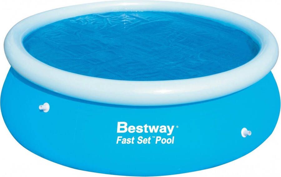 Bestway Afdekzeil Fast Solar Rond Blauw 244 Cm