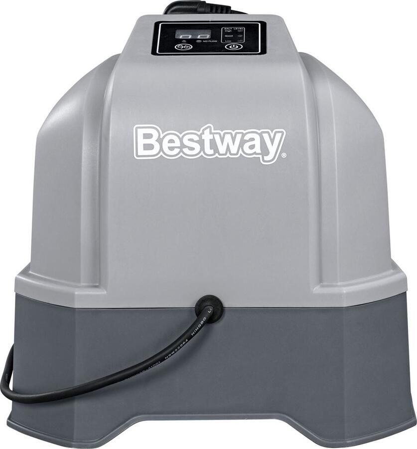 Bestway Flowclear Hydrogenic zoutwatersysteem 12g u (tot 56.775 L) schoon zonder chemisch chloor!