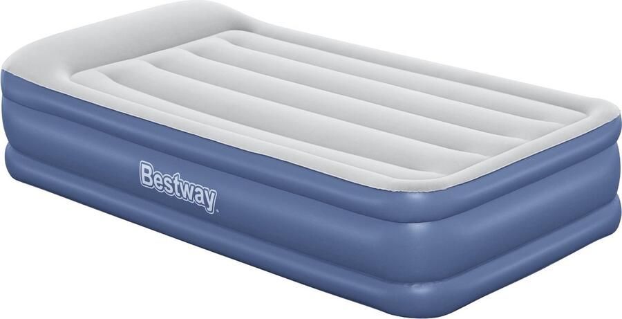 Bestway Tritech hoog luchtbed 1-persoons (97 cm) Met ingebouwde elektrische pomp