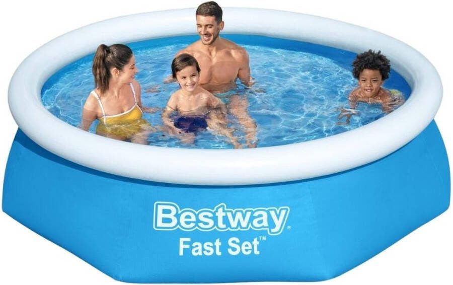 Bestway Uitbreidingszwembad 244x61 cm Met Opblaasbare Kraag