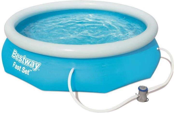Bestway Opblaaszwembad Fast Set Rond Met Filterpomp 305x76cm
