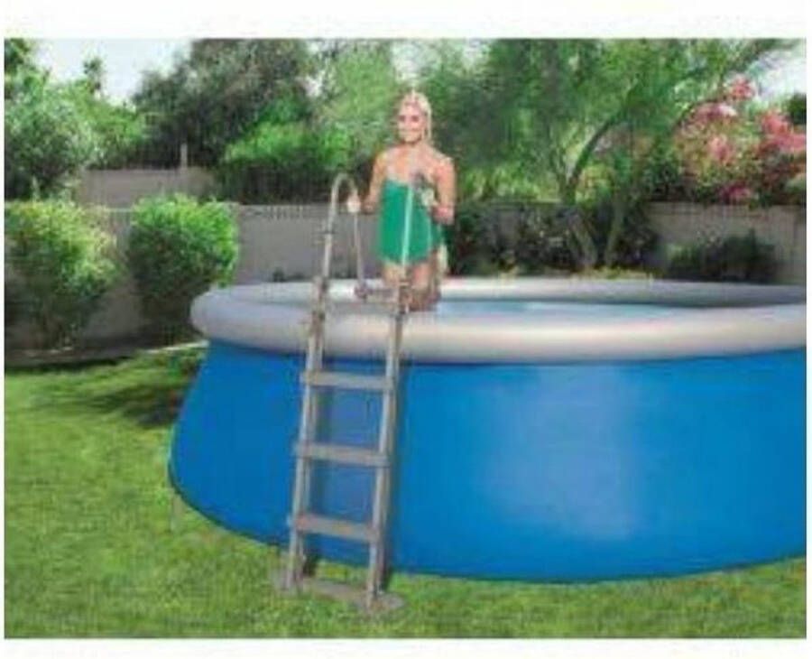 Bestway Flowclear luxe zwembadtrap voor baden tot 132cm hoog