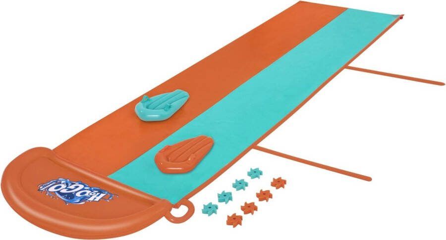 Bestway H2OGO! Sponge Soakers buikschuifbaan dubbel 488 cm
