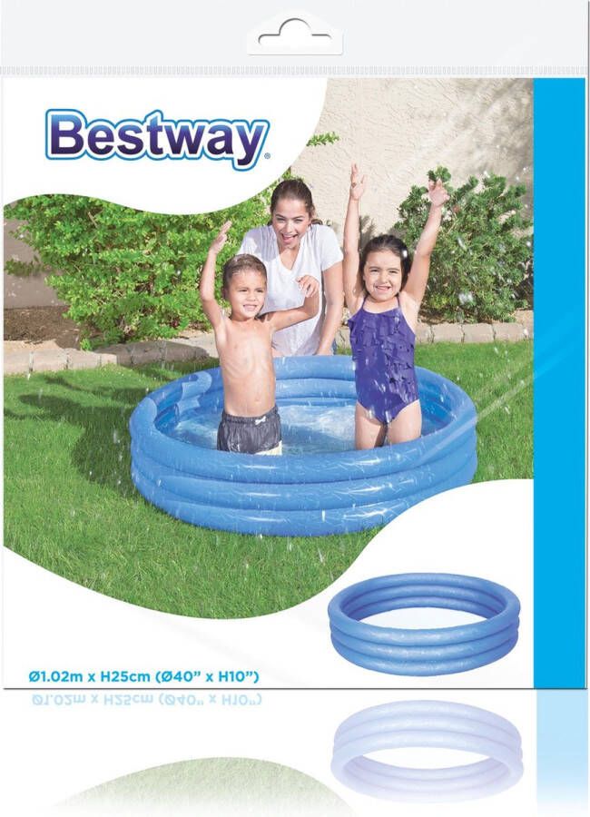 Bestway Kinderzwembad Play Rond Blauw 102 X 25 Cm