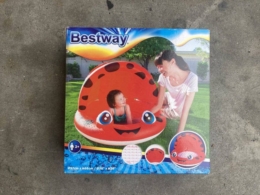 Bestway Lieveheersbeestje Zwembad met kapje