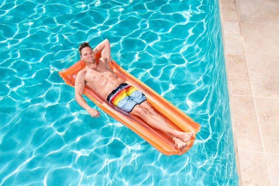 Bestway luchtbed deluxe comfort transparent